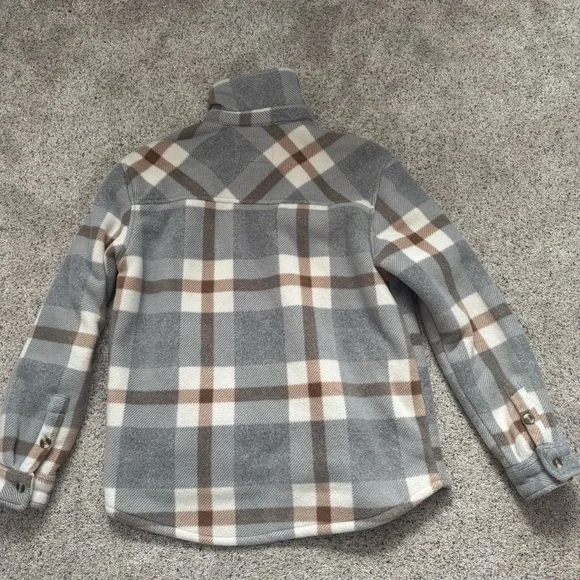 Plaid Button-Up Jacket - Picture 2 of 2